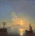 Неаполитанский залив в лунную ночь. 1850 - Bay of Naples in the moonlit night. 1850121 х 190 смХолст, маслоРомантизм, реализмРоссияФеодосия. Феодосийская картинная галерея им. И. К. Айвазовского